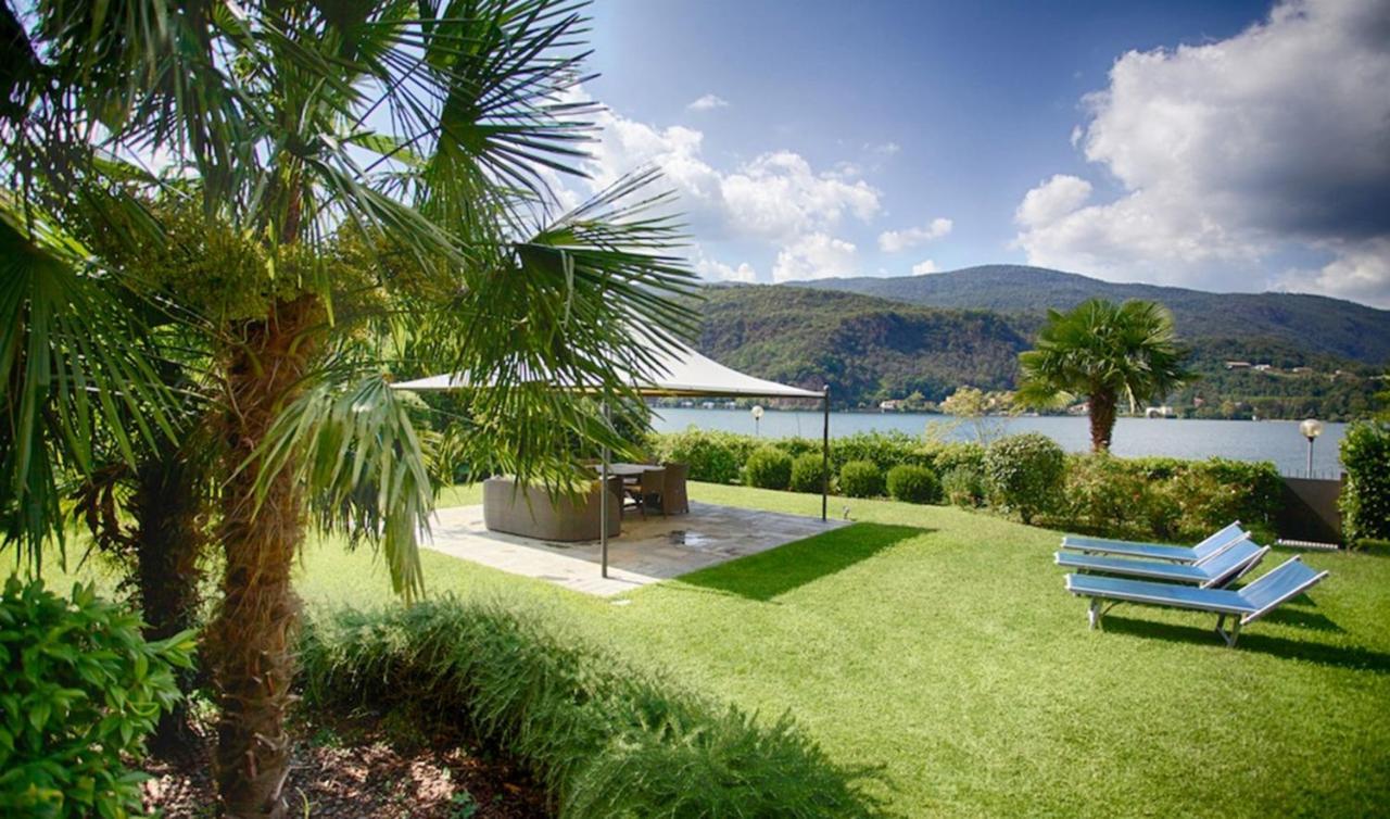 B&B Dolce Vista Al Lago Lugano Porto Ceresio Bagian luar foto
