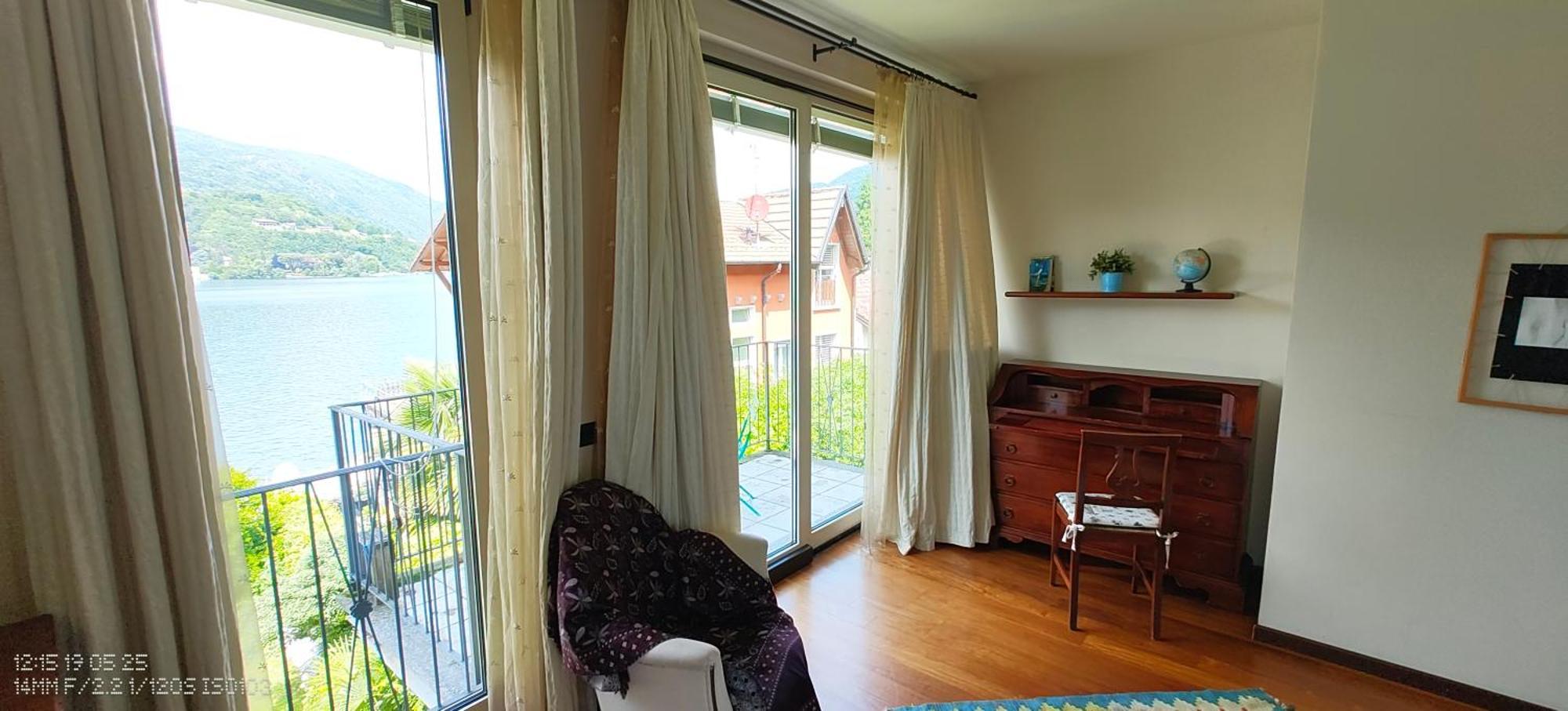 B&B Dolce Vista Al Lago Lugano Porto Ceresio Bagian luar foto