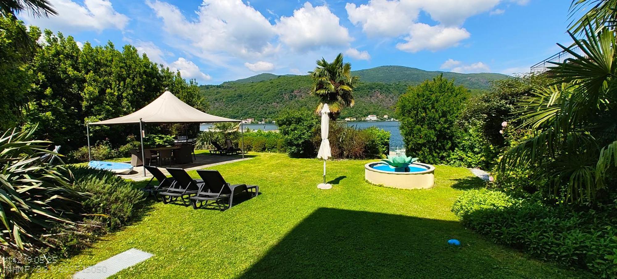 B&B Dolce Vista Al Lago Lugano Porto Ceresio Bagian luar foto